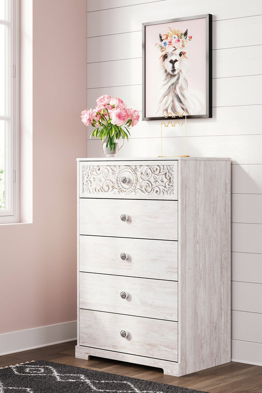 Ashley Express - Paxberry Five Drawer Chest at Towne & Country Furniture (AL) furniture, home furniture, home decor, sofa, bedding