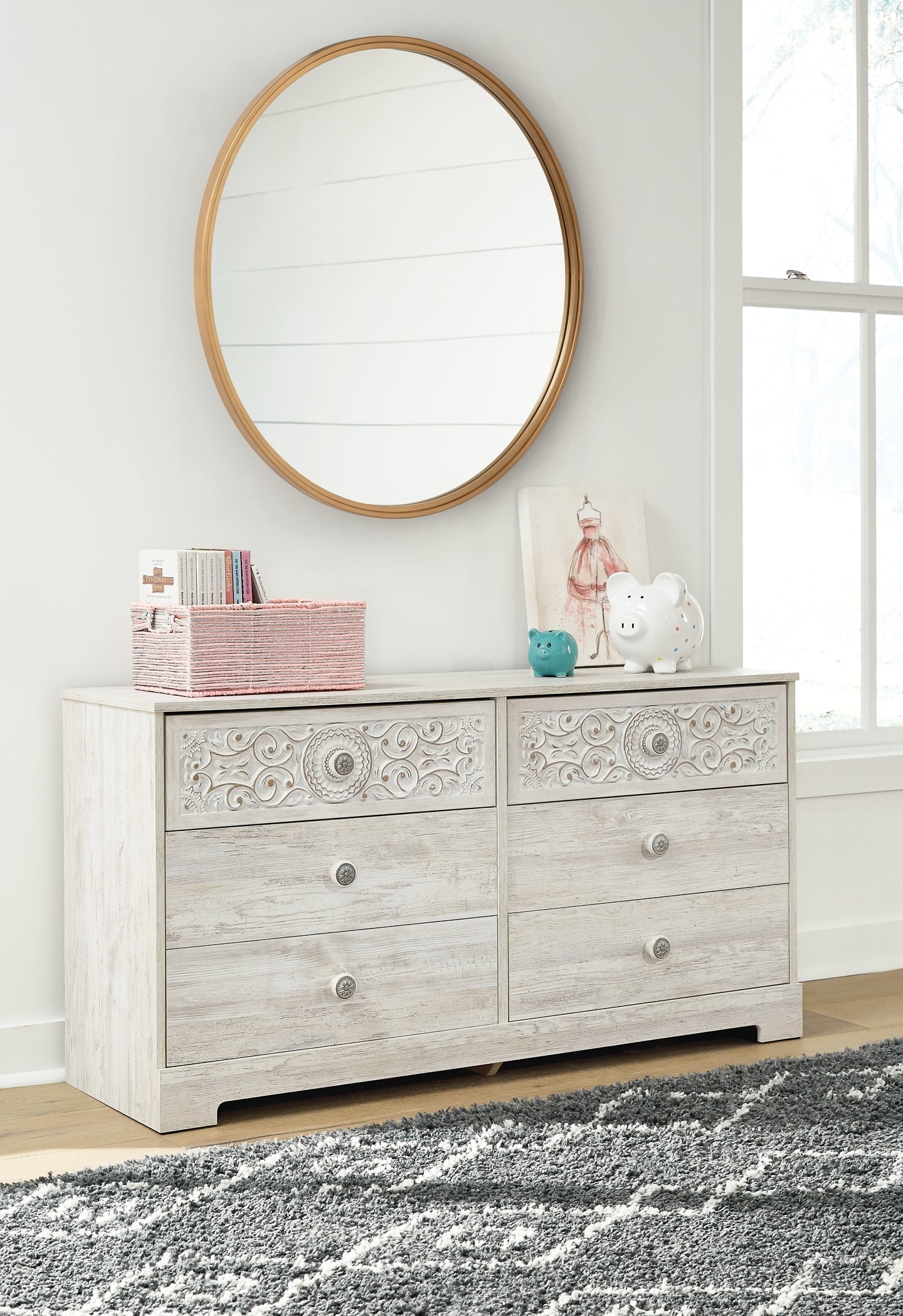 Ashley Express - Paxberry Six Drawer Dresser at Towne & Country Furniture (AL) furniture, home furniture, home decor, sofa, bedding