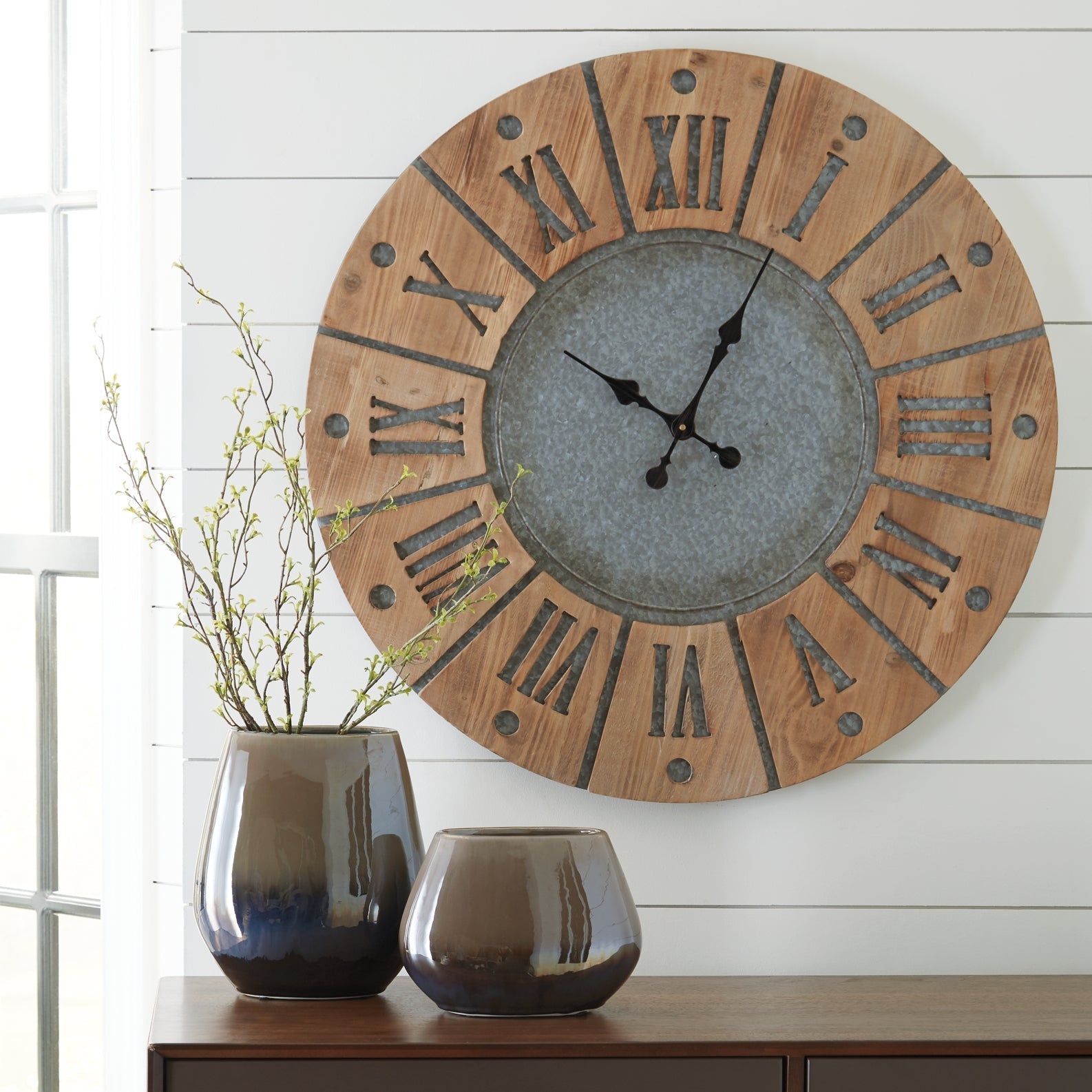 Ashley Express - Payson Wall Clock at Towne & Country Furniture (AL) furniture, home furniture, home decor, sofa, bedding