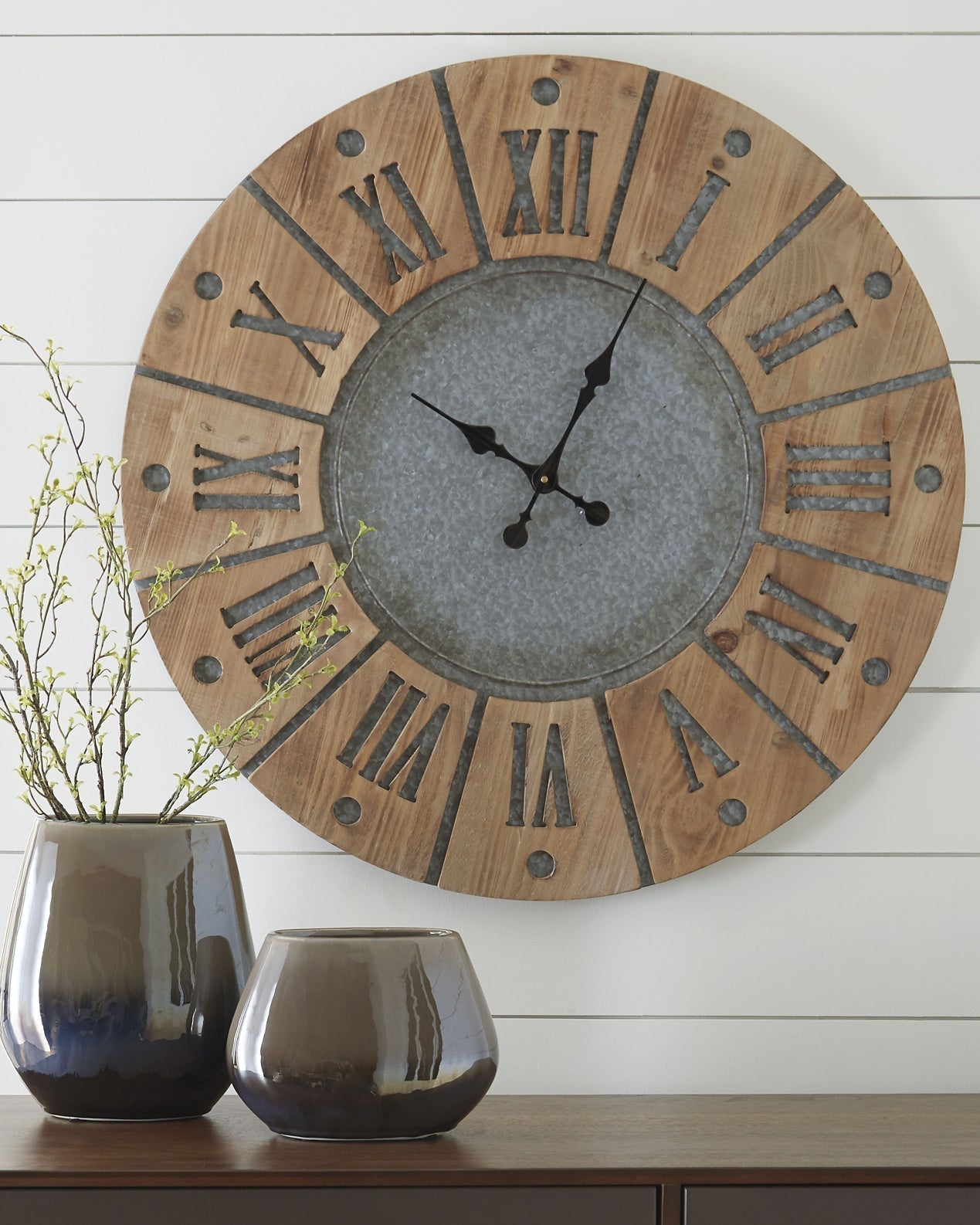Ashley Express - Payson Wall Clock at Towne & Country Furniture (AL) furniture, home furniture, home decor, sofa, bedding