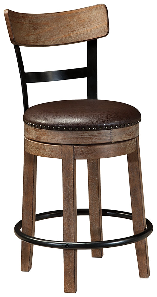 Ashley Express - Pinnadel UPH Swivel Barstool (1/CN) at Towne & Country Furniture (AL) furniture, home furniture, home decor, sofa, bedding