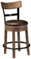 Ashley Express - Pinnadel UPH Swivel Barstool (1/CN) at Towne & Country Furniture (AL) furniture, home furniture, home decor, sofa, bedding