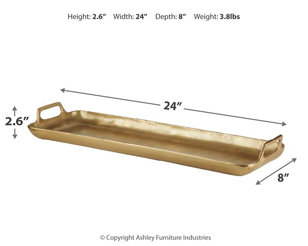 Ashley Express - Posy Tray at Towne & Country Furniture (AL) furniture, home furniture, home decor, sofa, bedding