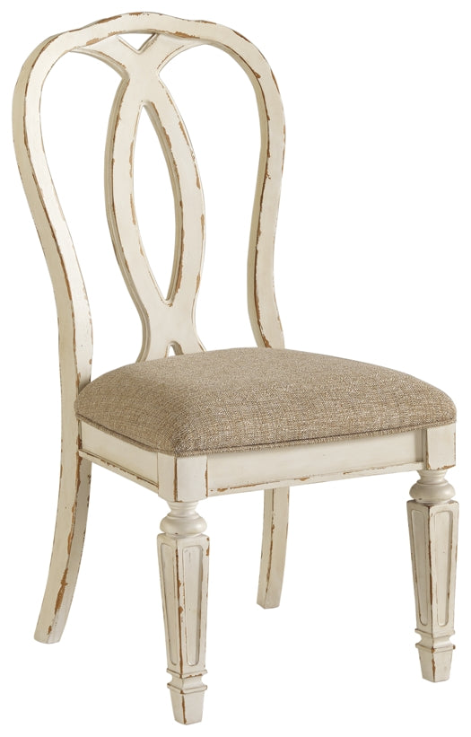 Ashley Express - Realyn Dining UPH Side Chair (2/CN) at Towne & Country Furniture (AL) furniture, home furniture, home decor, sofa, bedding