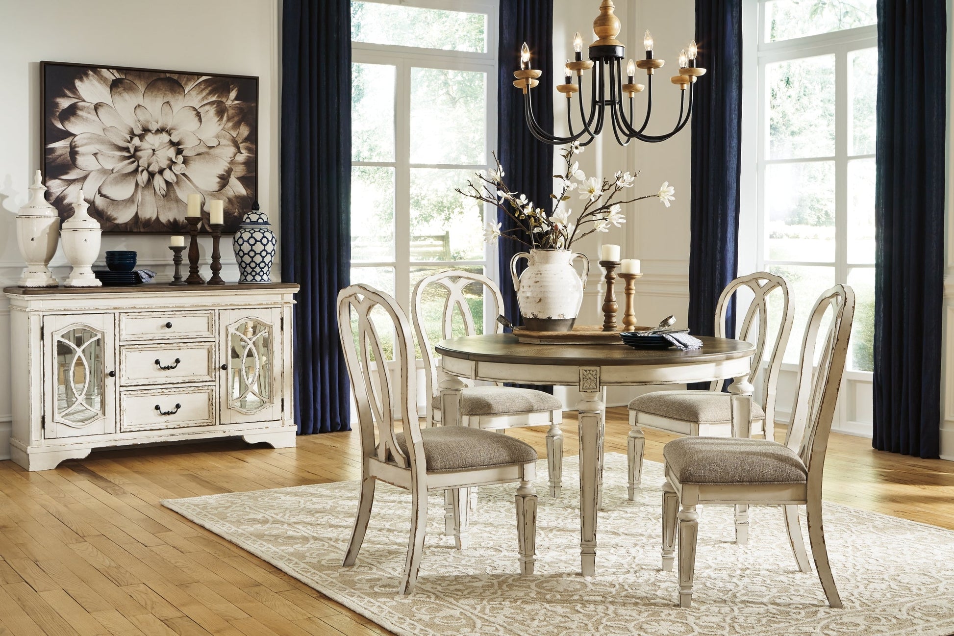 Ashley Express - Realyn Dining UPH Side Chair (2/CN) at Towne & Country Furniture (AL) furniture, home furniture, home decor, sofa, bedding