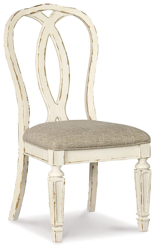 Ashley Express - Realyn Dining UPH Side Chair (2/CN) at Towne & Country Furniture (AL) furniture, home furniture, home decor, sofa, bedding