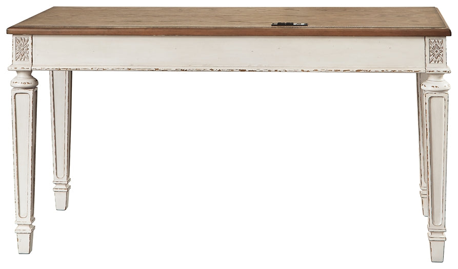Ashley Express - Realyn Home Office Desk at Towne & Country Furniture (AL) furniture, home furniture, home decor, sofa, bedding