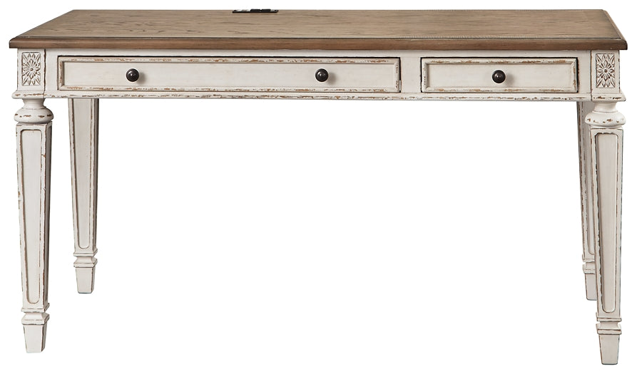Ashley Express - Realyn Home Office Desk at Towne & Country Furniture (AL) furniture, home furniture, home decor, sofa, bedding