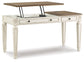 Ashley Express - Realyn Home Office Lift Top Desk at Towne & Country Furniture (AL) furniture, home furniture, home decor, sofa, bedding