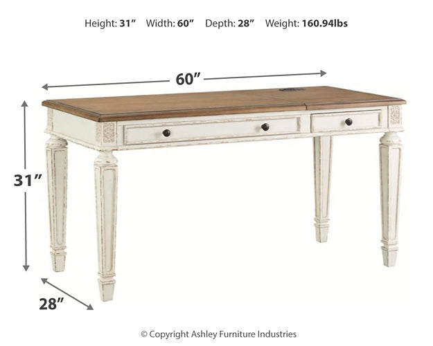 Ashley Express - Realyn Home Office Lift Top Desk at Towne & Country Furniture (AL) furniture, home furniture, home decor, sofa, bedding