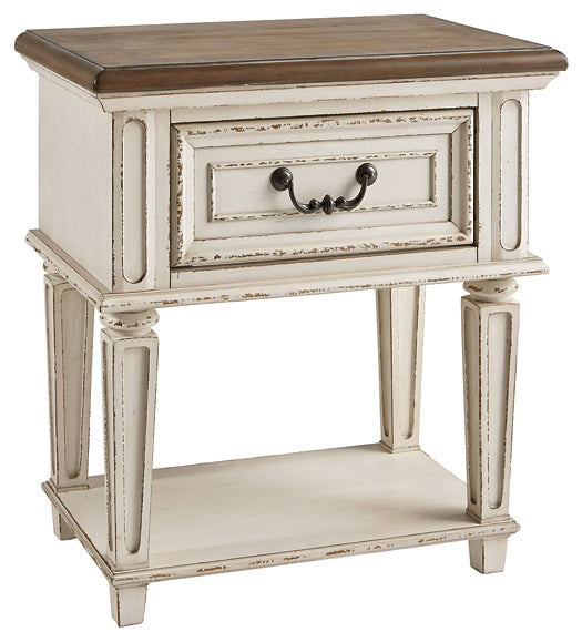 Ashley Express - Realyn One Drawer Night Stand at Towne & Country Furniture (AL) furniture, home furniture, home decor, sofa, bedding