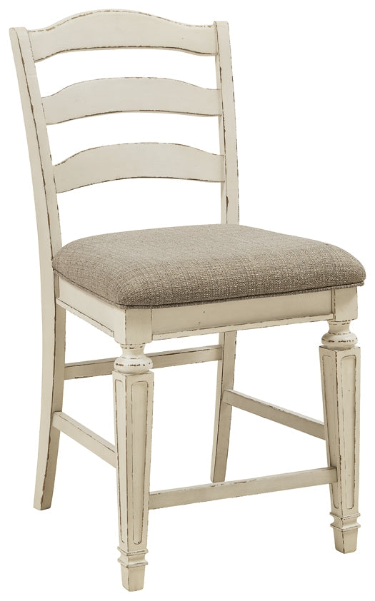 Ashley Express - Realyn Upholstered Barstool (2/CN) at Towne & Country Furniture (AL) furniture, home furniture, home decor, sofa, bedding