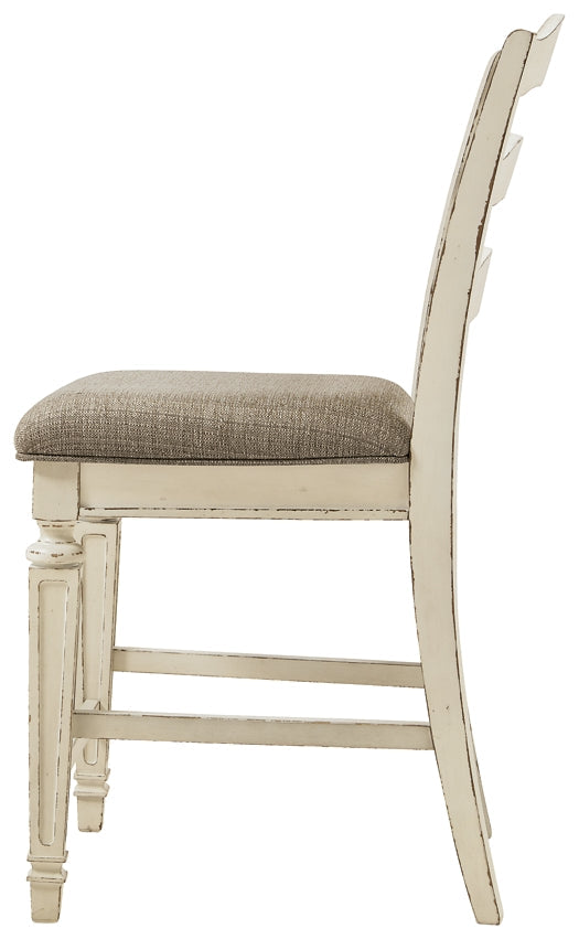 Ashley Express - Realyn Upholstered Barstool (2/CN) at Towne & Country Furniture (AL) furniture, home furniture, home decor, sofa, bedding