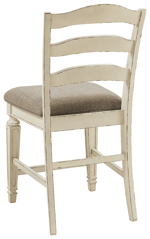 Ashley Express - Realyn Upholstered Barstool (2/CN) at Towne & Country Furniture (AL) furniture, home furniture, home decor, sofa, bedding