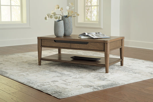 Ashley Express - Roanhowe Rectangular Cocktail Table at Towne & Country Furniture (AL) furniture, home furniture, home decor, sofa, bedding