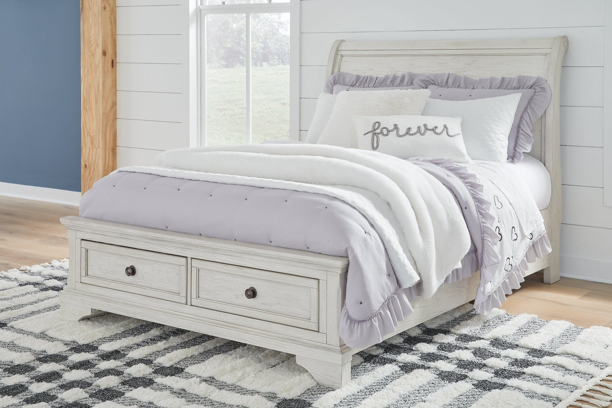 Ashley Express - Robbinsdale  Sleigh Bed With Storage at Towne & Country Furniture (AL) furniture, home furniture, home decor, sofa, bedding