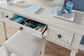 Ashley Express - Robbinsdale Vanity/UPH Stool (2/CN) at Towne & Country Furniture (AL) furniture, home furniture, home decor, sofa, bedding