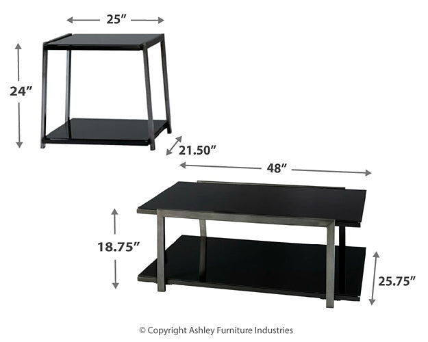 Ashley Express - Rollynx Occasional Table Set (3/CN) at Towne & Country Furniture (AL) furniture, home furniture, home decor, sofa, bedding