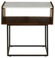 Ashley Express - Rusitori Rectangular End Table at Towne & Country Furniture (AL) furniture, home furniture, home decor, sofa, bedding