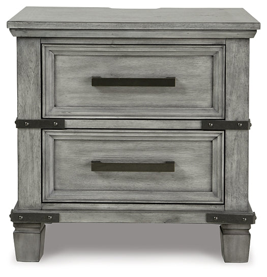 Ashley Express - Russelyn Two Drawer Night Stand at Towne & Country Furniture (AL) furniture, home furniture, home decor, sofa, bedding