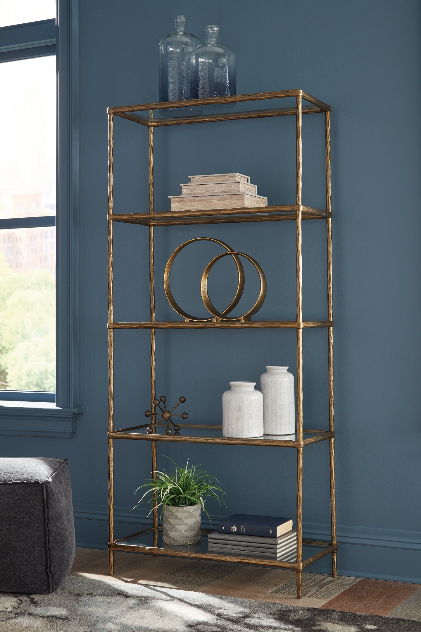 Ashley Express - Ryandale Bookcase at Towne & Country Furniture (AL) furniture, home furniture, home decor, sofa, bedding
