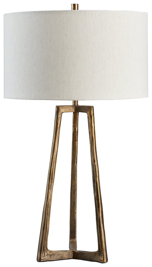 Ashley Express - Ryandale Metal Table Lamp (1/CN) at Towne & Country Furniture (AL) furniture, home furniture, home decor, sofa, bedding