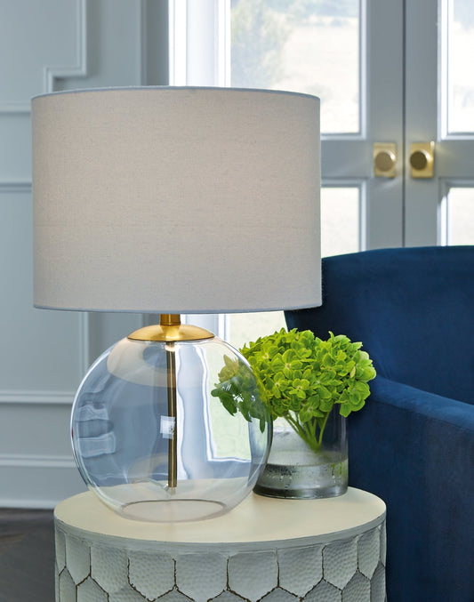 Ashley Express - Samder Glass Table Lamp (1/CN) at Towne & Country Furniture (AL) furniture, home furniture, home decor, sofa, bedding