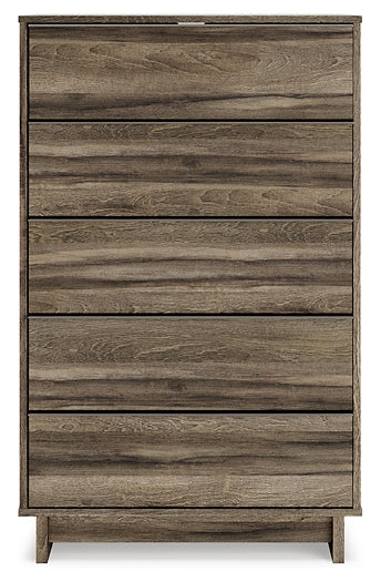 Ashley Express - Shallifer Five Drawer Chest at Towne & Country Furniture (AL) furniture, home furniture, home decor, sofa, bedding
