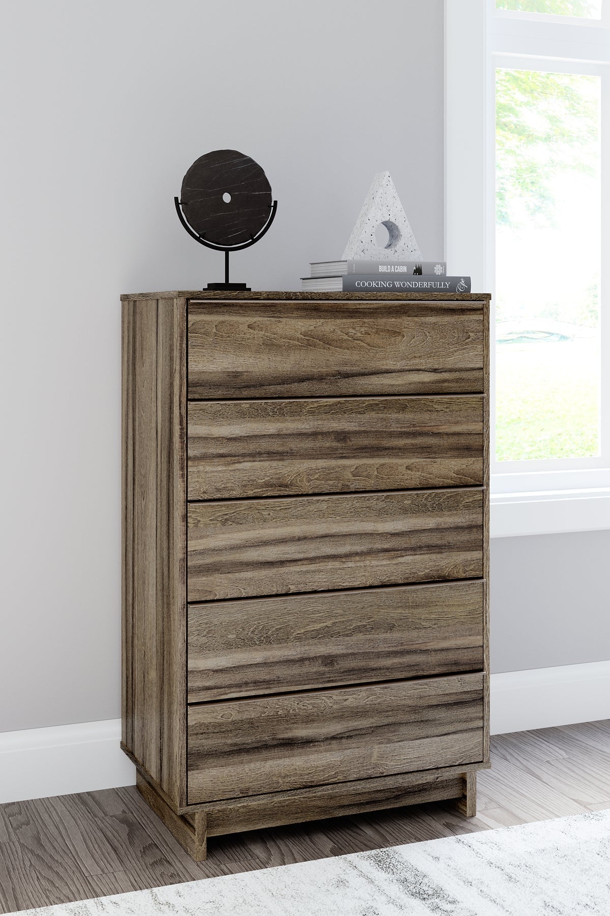 Ashley Express - Shallifer Five Drawer Chest at Towne & Country Furniture (AL) furniture, home furniture, home decor, sofa, bedding