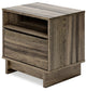 Ashley Express - Shallifer One Drawer Night Stand at Towne & Country Furniture (AL) furniture, home furniture, home decor, sofa, bedding