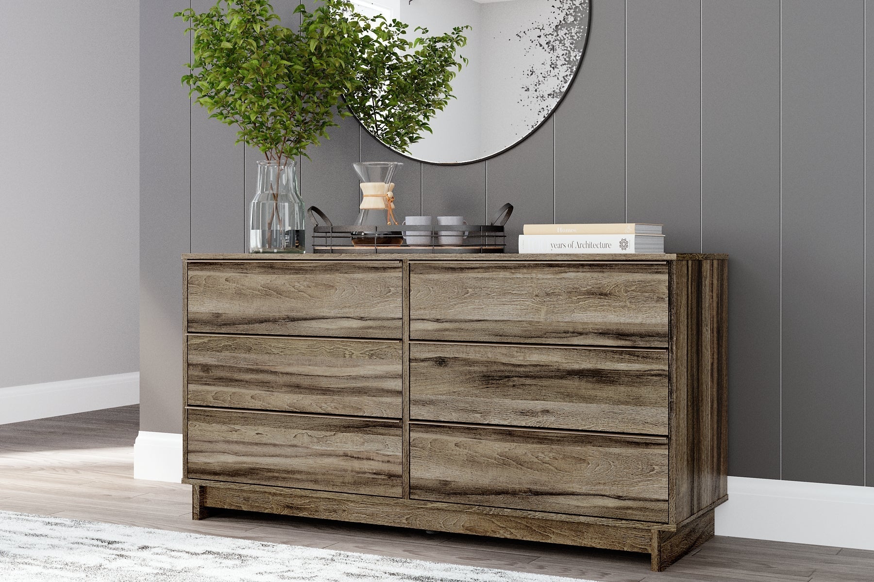 Ashley Express - Shallifer Six Drawer Dresser at Towne & Country Furniture (AL) furniture, home furniture, home decor, sofa, bedding