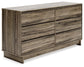 Ashley Express - Shallifer Six Drawer Dresser at Towne & Country Furniture (AL) furniture, home furniture, home decor, sofa, bedding