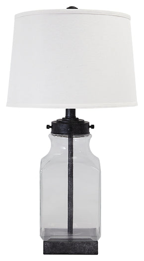 Ashley Express - Sharolyn Glass Table Lamp (1/CN) at Towne & Country Furniture (AL) furniture, home furniture, home decor, sofa, bedding