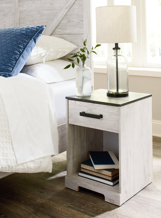 Ashley Express - Shawburn One Drawer Night Stand at Towne & Country Furniture (AL) furniture, home furniture, home decor, sofa, bedding