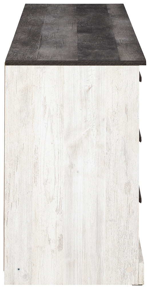 Ashley Express - Shawburn Six Drawer Dresser at Towne & Country Furniture (AL) furniture, home furniture, home decor, sofa, bedding