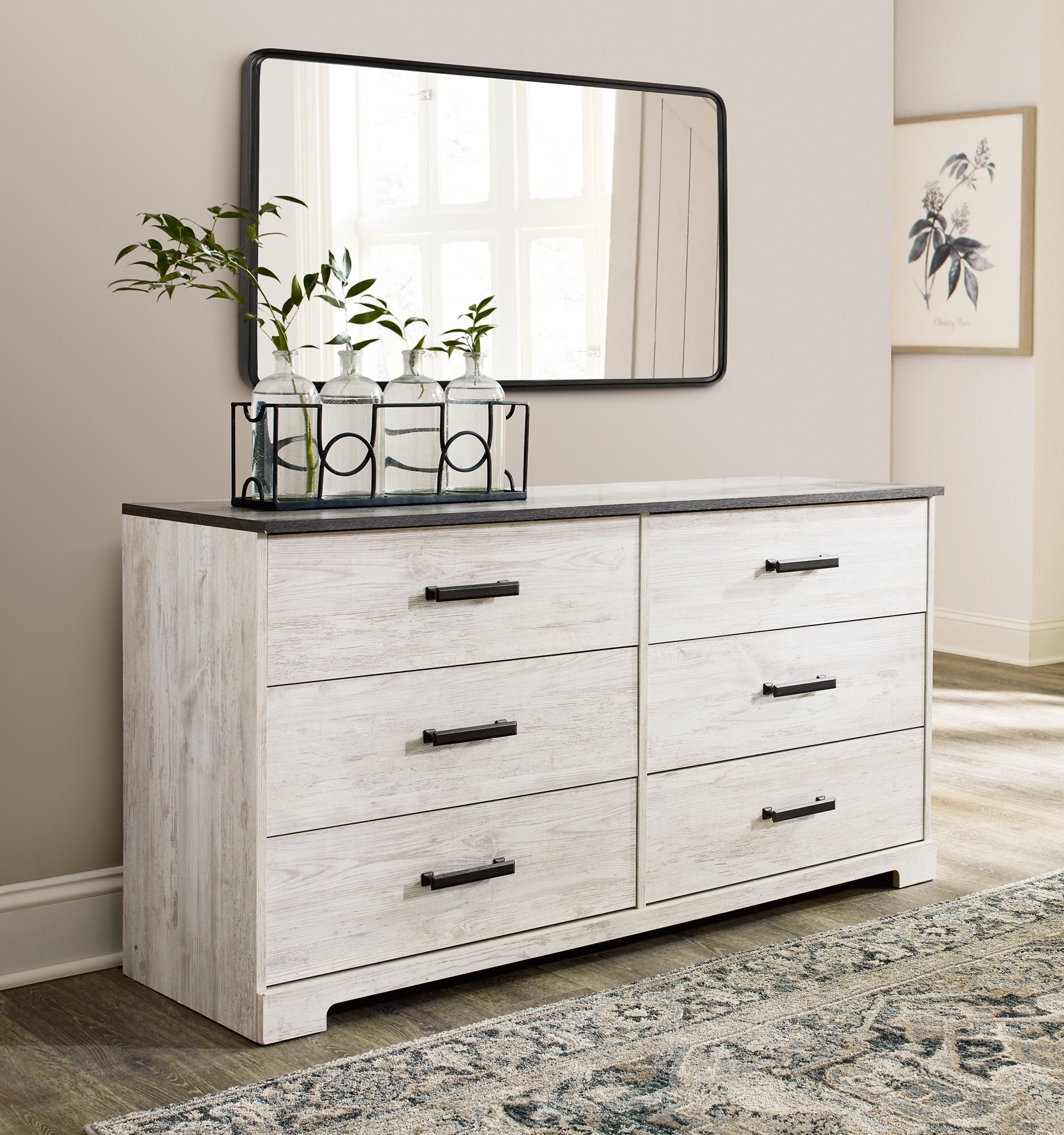 Ashley Express - Shawburn Six Drawer Dresser at Towne & Country Furniture (AL) furniture, home furniture, home decor, sofa, bedding