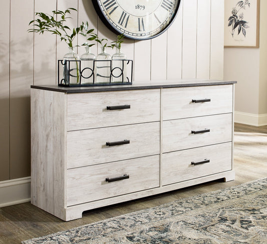 Ashley Express - Shawburn Six Drawer Dresser at Towne & Country Furniture (AL) furniture, home furniture, home decor, sofa, bedding