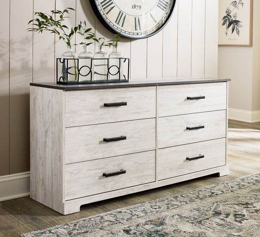 Ashley Express - Shawburn Six Drawer Dresser at Towne & Country Furniture (AL) furniture, home furniture, home decor, sofa, bedding