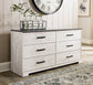 Ashley Express - Shawburn Six Drawer Dresser at Towne & Country Furniture (AL) furniture, home furniture, home decor, sofa, bedding