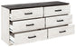 Ashley Express - Shawburn Six Drawer Dresser at Towne & Country Furniture (AL) furniture, home furniture, home decor, sofa, bedding