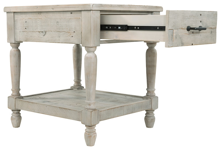 Ashley Express - Shawnalore Rectangular End Table at Towne & Country Furniture (AL) furniture, home furniture, home decor, sofa, bedding