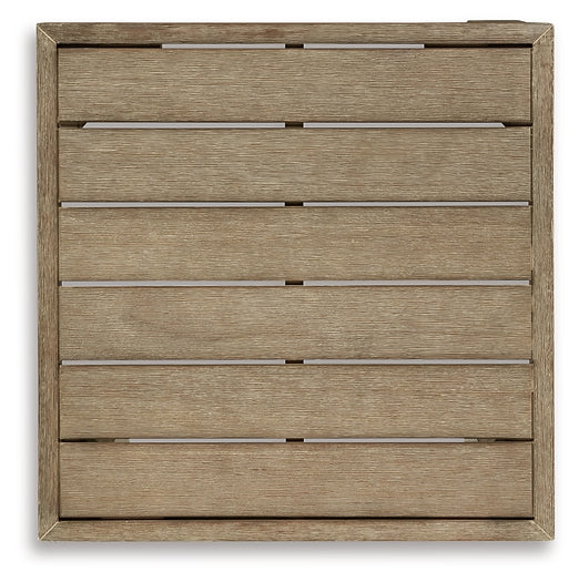Ashley Express - Silo Point Square End Table at Towne & Country Furniture (AL) furniture, home furniture, home decor, sofa, bedding