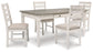 Ashley Express - Skempton Dining Table and 4 Chairs at Towne & Country Furniture (AL) furniture, home furniture, home decor, sofa, bedding