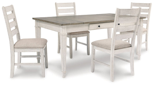 Ashley Express - Skempton Dining Table and 4 Chairs at Towne & Country Furniture (AL) furniture, home furniture, home decor, sofa, bedding