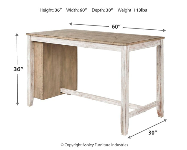 Ashley Express - Skempton RECT Counter Table w/Storage at Towne & Country Furniture (AL) furniture, home furniture, home decor, sofa, bedding