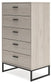 Ashley Express - Socalle Five Drawer Chest at Towne & Country Furniture (AL) furniture, home furniture, home decor, sofa, bedding