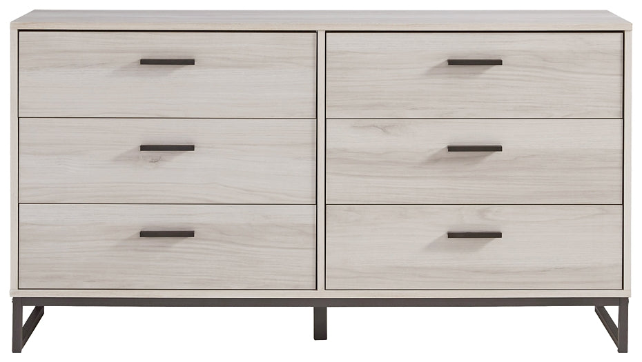 Ashley Express - Socalle Six Drawer Dresser at Towne & Country Furniture (AL) furniture, home furniture, home decor, sofa, bedding