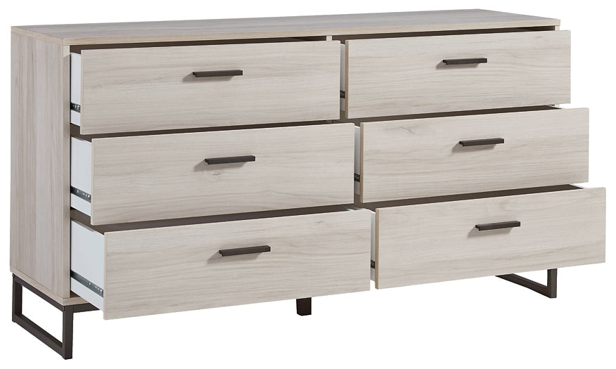 Ashley Express - Socalle Six Drawer Dresser at Towne & Country Furniture (AL) furniture, home furniture, home decor, sofa, bedding