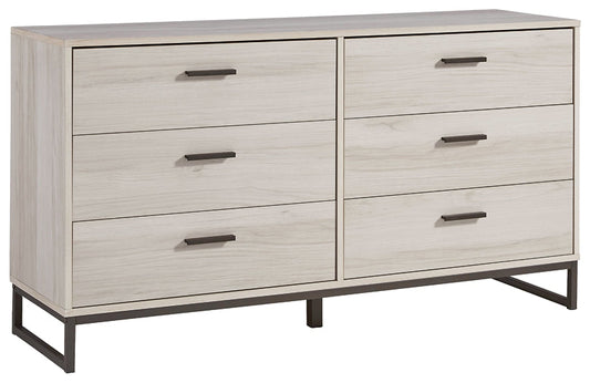 Ashley Express - Socalle Six Drawer Dresser at Towne & Country Furniture (AL) furniture, home furniture, home decor, sofa, bedding