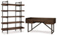 Ashley Express - Starmore Home Office Desk and Storage at Towne & Country Furniture (AL) furniture, home furniture, home decor, sofa, bedding